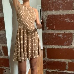 Polka dot babydoll dress